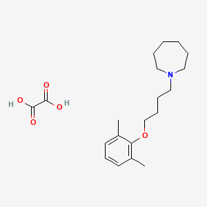 molecular formula C20H31NO5 B4074091 1-[4-(2,6-dimethylphenoxy)butyl]azepane oxalate 