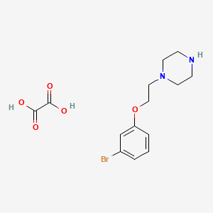 1-[2-(3-bromophenoxy)ethyl]piperazine oxalate