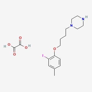 1-[4-(2-iodo-4-methylphenoxy)butyl]piperazine oxalate