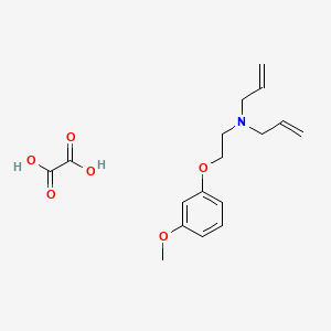 molecular formula C17H23NO6 B4074152 N-allyl-N-[2-(3-methoxyphenoxy)ethyl]-2-propen-1-amine oxalate 