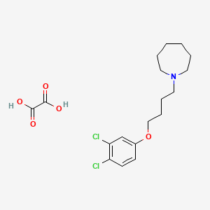 1-[4-(3,4-dichlorophenoxy)butyl]azepane oxalate