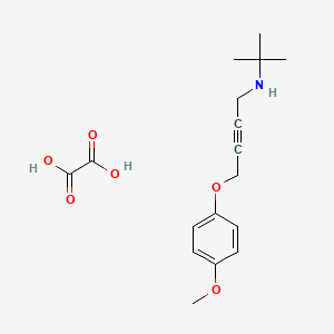 N-(tert-butyl)-4-(4-methoxyphenoxy)-2-butyn-1-amine oxalate