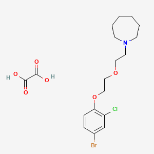 1-{2-[2-(4-bromo-2-chlorophenoxy)ethoxy]ethyl}azepane oxalate