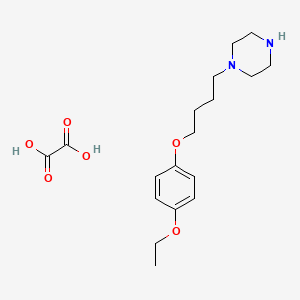 molecular formula C18H28N2O6 B4074238 1-[4-(4-ethoxyphenoxy)butyl]piperazine oxalate 