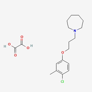 1-[3-(4-chloro-3-methylphenoxy)propyl]azepane oxalate