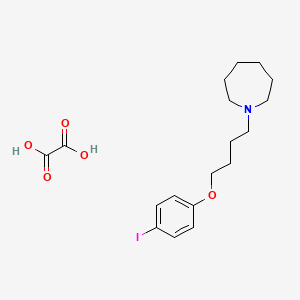 molecular formula C18H26INO5 B4074433 1-[4-(4-iodophenoxy)butyl]azepane oxalate 