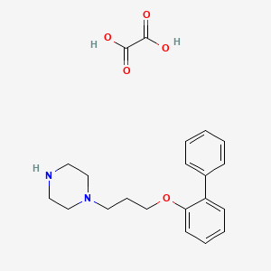 1-[3-(2-biphenylyloxy)propyl]piperazine oxalate