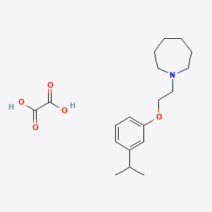 1-[2-(3-isopropylphenoxy)ethyl]azepane oxalate