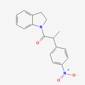 1-[2-(4-nitrophenyl)propanoyl]indoline