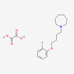 1-[4-(2-fluorophenoxy)butyl]azepane oxalate