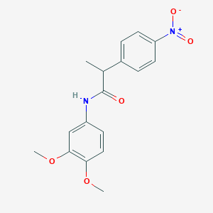 N-(3,4-dimethoxyphenyl)-2-(4-nitrophenyl)propanamide