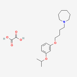 1-[4-(3-isopropoxyphenoxy)butyl]azepane oxalate