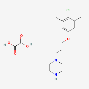 1-[3-(4-chloro-3,5-dimethylphenoxy)propyl]piperazine oxalate