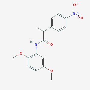 N-(2,5-dimethoxyphenyl)-2-(4-nitrophenyl)propanamide