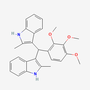 3,3'-[(2,3,4-trimethoxyphenyl)methylene]bis(2-methyl-1H-indole)