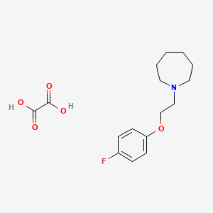 1-[2-(4-fluorophenoxy)ethyl]azepane oxalate