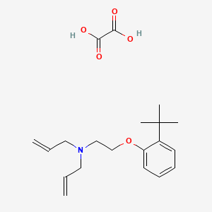 molecular formula C20H29NO5 B4074754 N-allyl-N-[2-(2-tert-butylphenoxy)ethyl]-2-propen-1-amine oxalate 