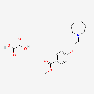 methyl 4-[2-(1-azepanyl)ethoxy]benzoate oxalate