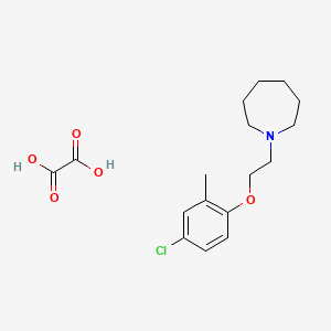 1-[2-(4-chloro-2-methylphenoxy)ethyl]azepane oxalate