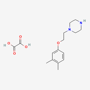 1-[2-(3,4-dimethylphenoxy)ethyl]piperazine oxalate