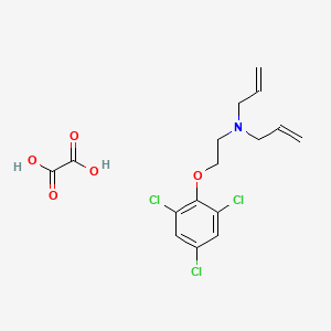 molecular formula C16H18Cl3NO5 B4074952 N-allyl-N-[2-(2,4,6-trichlorophenoxy)ethyl]-2-propen-1-amine oxalate 