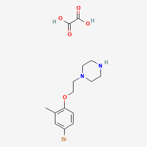 1-[2-(4-bromo-2-methylphenoxy)ethyl]piperazine oxalate