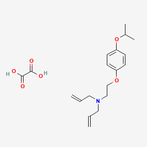 molecular formula C19H27NO6 B4074992 N-allyl-N-[2-(4-isopropoxyphenoxy)ethyl]-2-propen-1-amine oxalate 