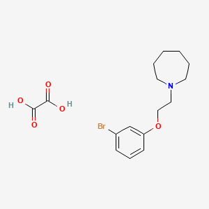 1-[2-(3-bromophenoxy)ethyl]azepane oxalate