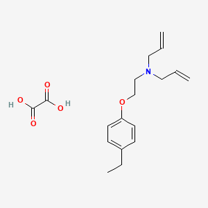 molecular formula C18H25NO5 B4075023 N-allyl-N-[2-(4-ethylphenoxy)ethyl]-2-propen-1-amine oxalate 