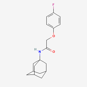 molecular formula C18H22FNO2 B4075076 N-1-adamantyl-2-(4-fluorophenoxy)acetamide 