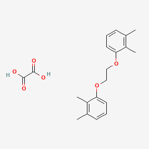 molecular formula C20H24O6 B4075094 1,1'-[1,2-ethanediylbis(oxy)]bis(2,3-dimethylbenzene) - ethanedioic acid (1:1) 