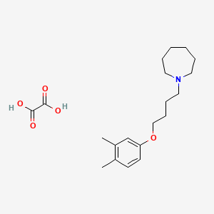 1-[4-(3,4-dimethylphenoxy)butyl]azepane oxalate