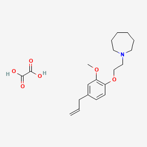 1-[2-(4-allyl-2-methoxyphenoxy)ethyl]azepane oxalate