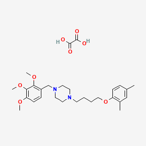 1-[4-(2,4-dimethylphenoxy)butyl]-4-(2,3,4-trimethoxybenzyl)piperazine oxalate