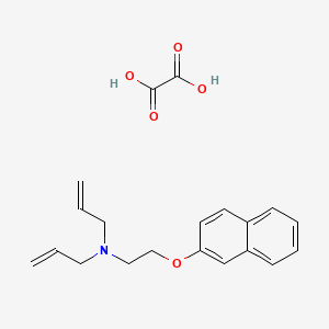 molecular formula C20H23NO5 B4075216 N-allyl-N-[2-(2-naphthyloxy)ethyl]-2-propen-1-amine oxalate 