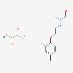 molecular formula C15H23NO6 B4075383 2-{[2-(2,4-dimethylphenoxy)ethyl]amino}-1-propanol ethanedioate (salt) 