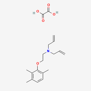 molecular formula C19H27NO5 B4075417 N-allyl-N-[2-(2,3,6-trimethylphenoxy)ethyl]-2-propen-1-amine oxalate 
