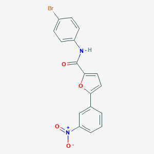 molecular formula C17H11BrN2O4 B407544 5-(3-Nitrophenyl)-N-(4-bromophenyl)-2-furamide 