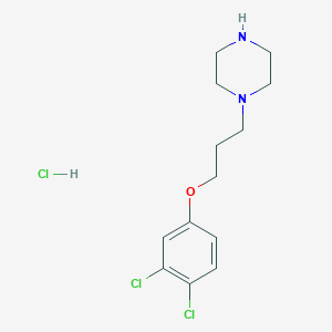 1-[3-(3,4-dichlorophenoxy)propyl]piperazine hydrochloride