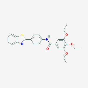 N-[4-(1,3-benzothiazol-2-yl)phenyl]-3,4,5-triethoxybenzamide