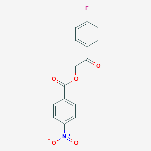 2-(4-Fluorophenyl)-2-oxoethyl 4-nitrobenzoate