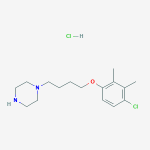 molecular formula C16H26Cl2N2O B4075557 1-[4-(4-chloro-2,3-dimethylphenoxy)butyl]piperazine hydrochloride 