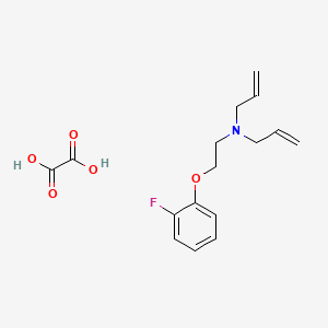 molecular formula C16H20FNO5 B4075573 N-allyl-N-[2-(2-fluorophenoxy)ethyl]-2-propen-1-amine oxalate 