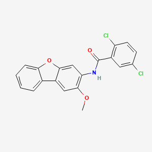 2,5-dichloro-N-(2-methoxydibenzo[b,d]furan-3-yl)benzamide