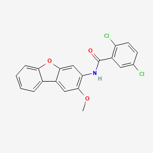 molecular formula C20H13Cl2NO3 B4075580 2,5-dichloro-N-(2-methoxydibenzo[b,d]furan-3-yl)benzamide 