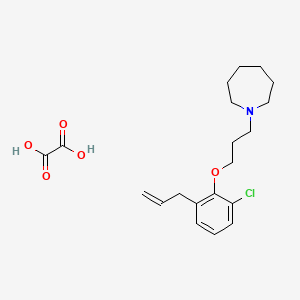 1-[3-(2-allyl-6-chlorophenoxy)propyl]azepane oxalate