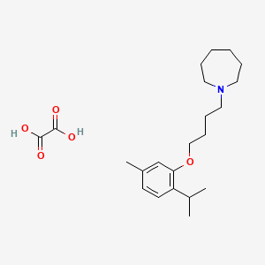 1-[4-(2-isopropyl-5-methylphenoxy)butyl]azepane oxalate