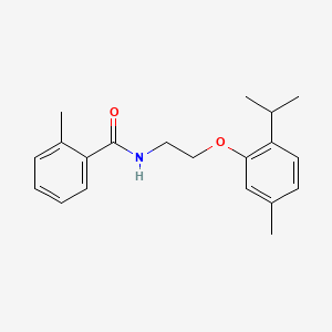 N-[2-(2-isopropyl-5-methylphenoxy)ethyl]-2-methylbenzamide