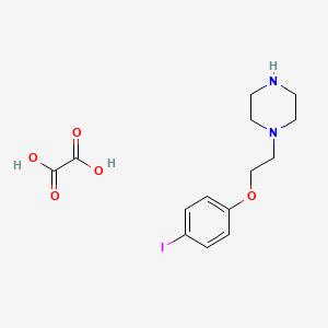 1-[2-(4-iodophenoxy)ethyl]piperazine oxalate