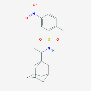 N-[1-(1-adamantyl)ethyl]-2-methyl-5-nitrobenzenesulfonamide